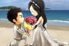 娱乐吃瓜求婚,他竟然用这种方式向女友求婚！